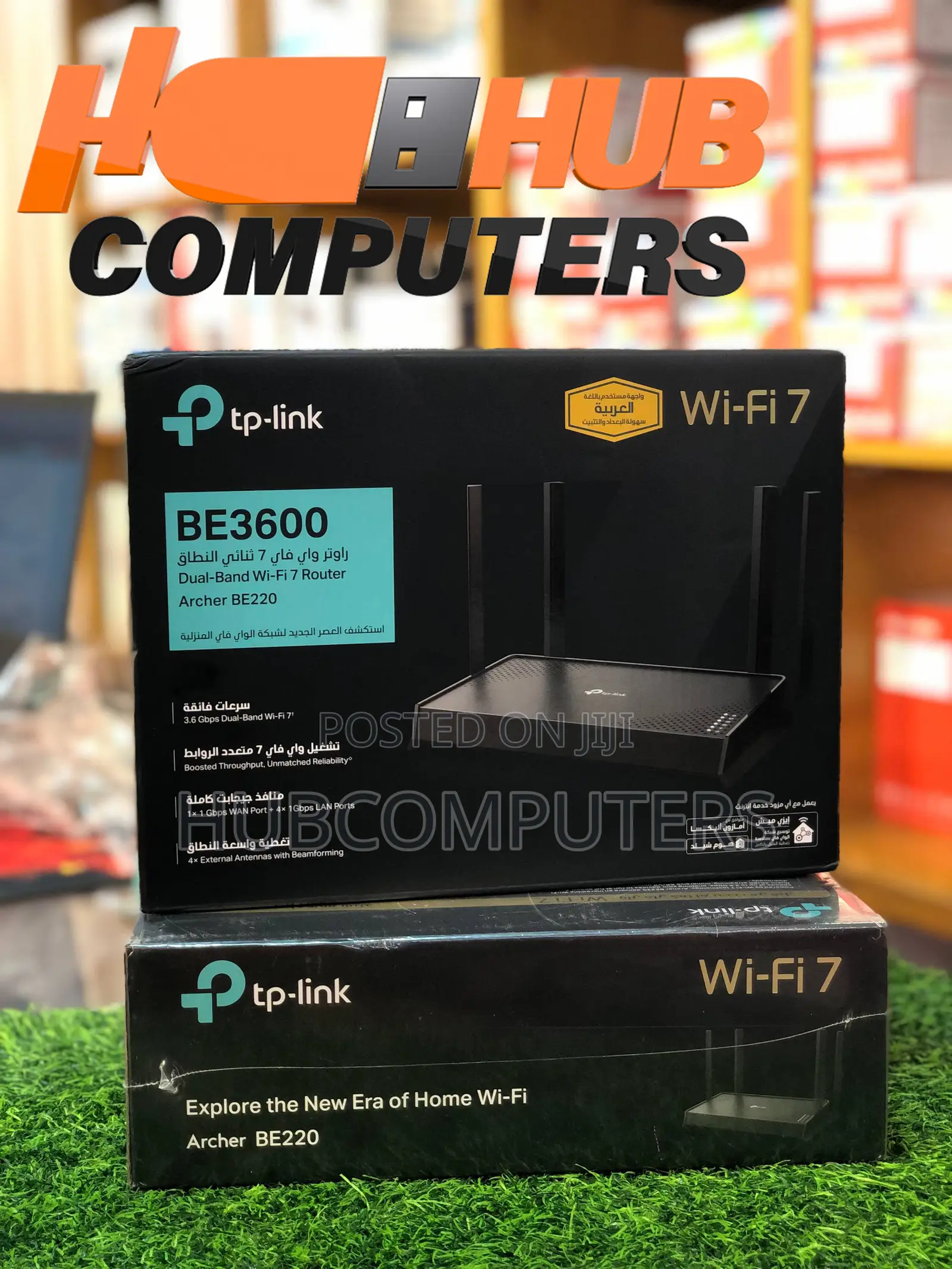 TP-Link Archer BE220 BE3600 Dual-Band Wi-Fi 7 Router