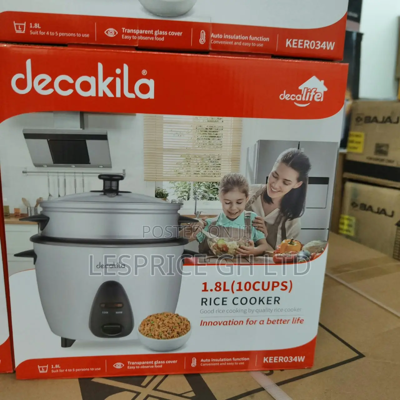 Enjoy Unbeatable Prices on Our Matchless 1.5L Decakila Rice Cooker