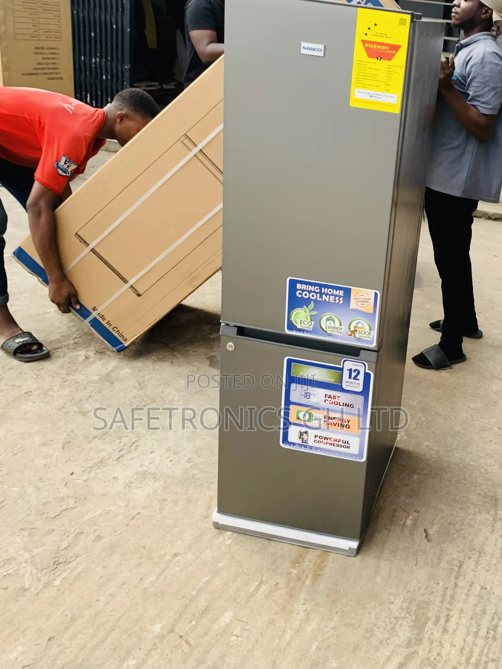 Durable Nasco SmartCooling 170 Liters Bottom Mount Nasd2-23-Sk Fridge