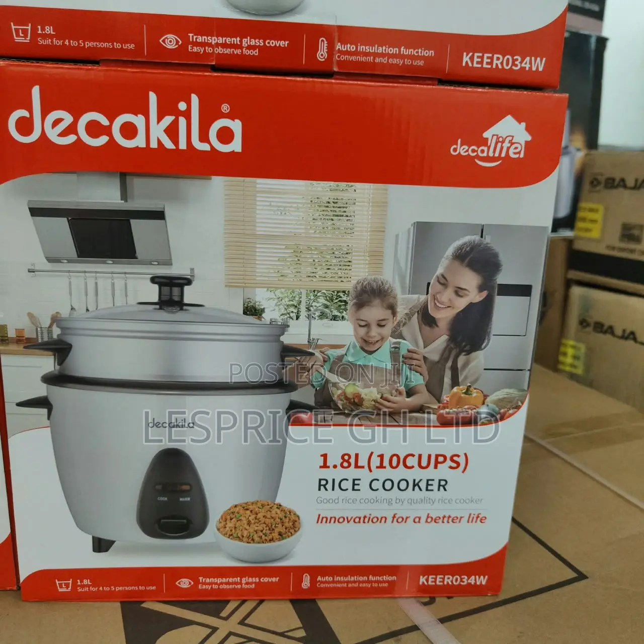 Get Exciting Offers on Our Superb 1.5L Decakila Rice Cooker