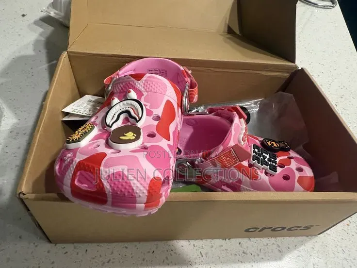 Crocs Classic Bape Hot Pink