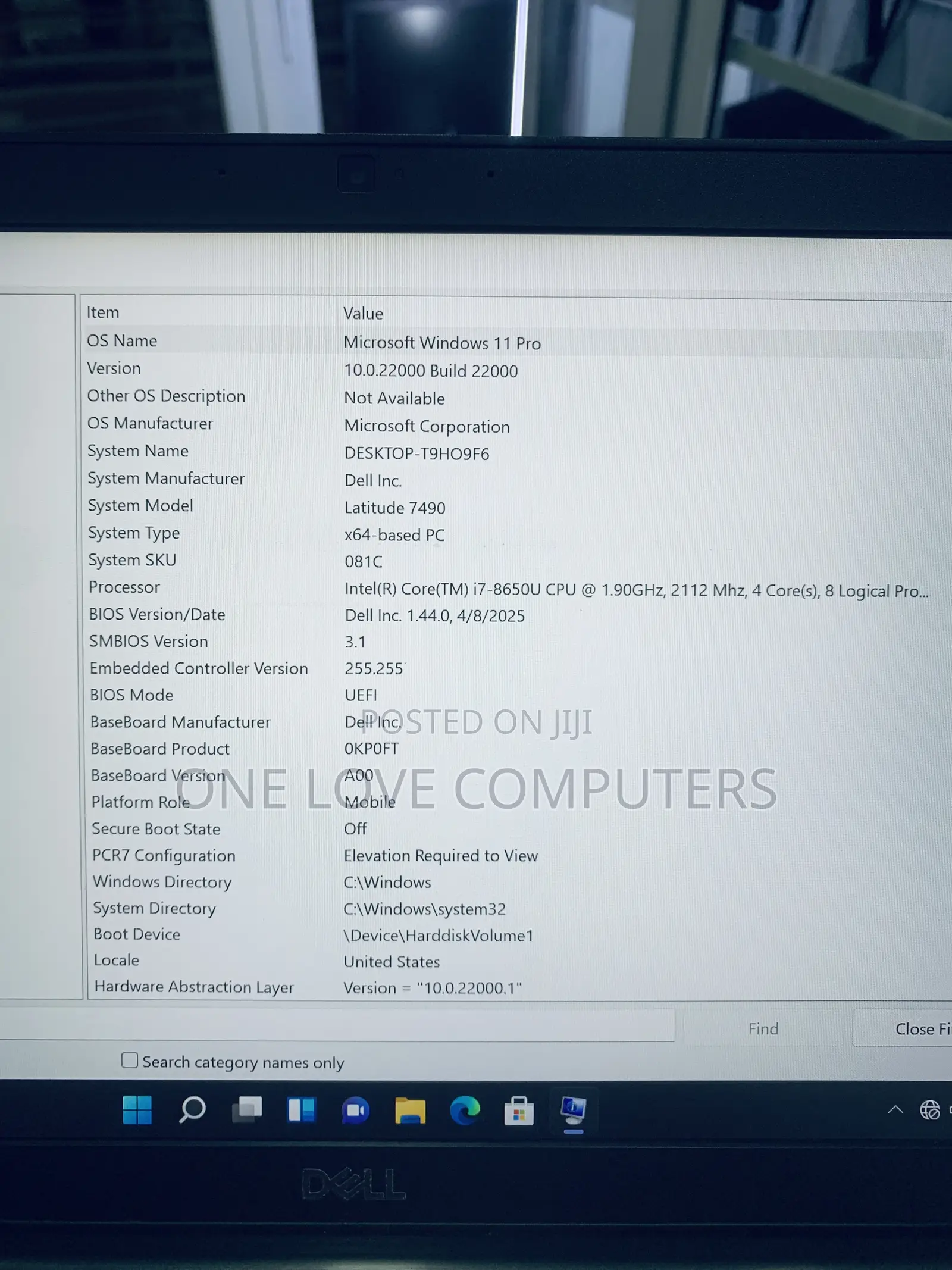 Laptop Dell Latitude 7490 8GB Intel Core i7 SSD 256GB