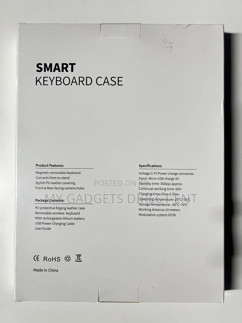 Smart Keyboard Case for S7/S7+/S7fe/S8+/S7 Lite Touchpad