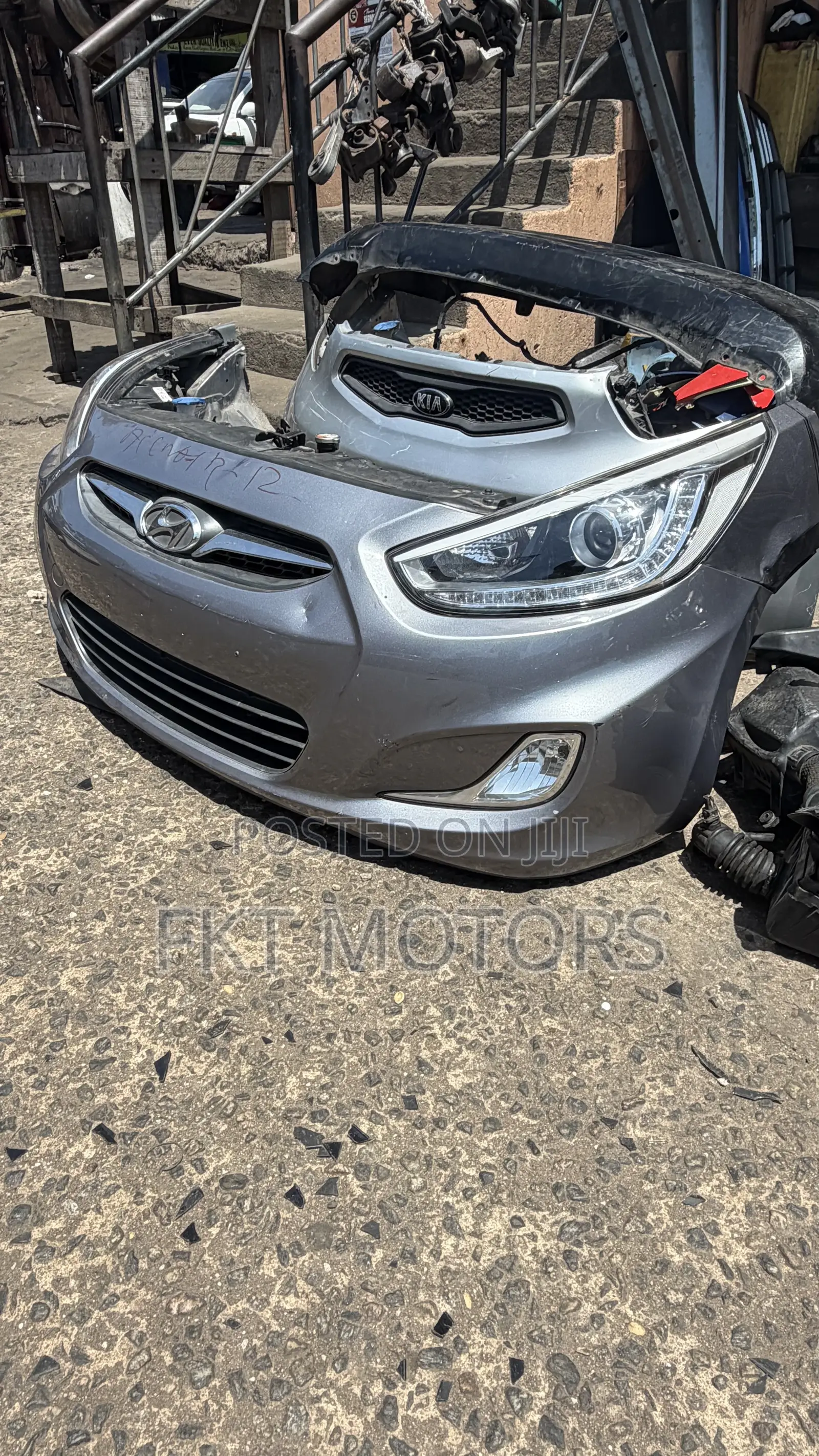 Hyundai Accent Front Cut 2011,2012,2013,2014,2015,2016,2017