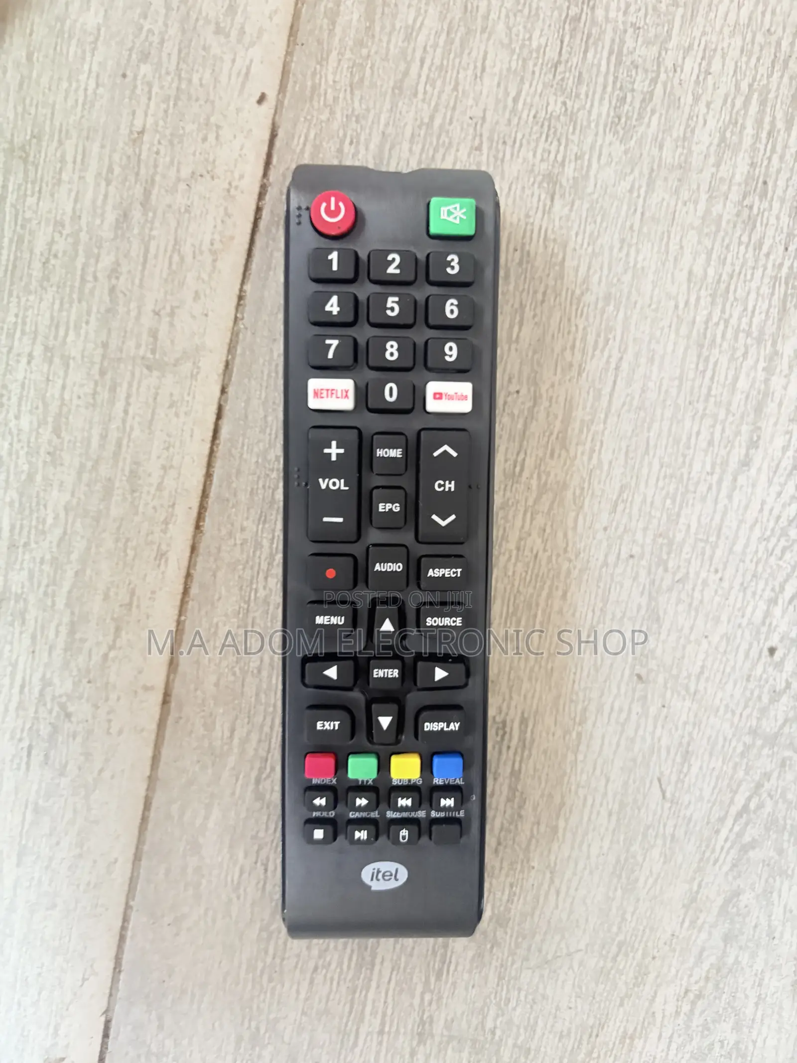 Itel TV Remote
