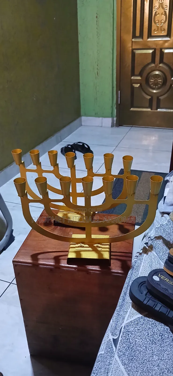 Seven Candle Holder Stand