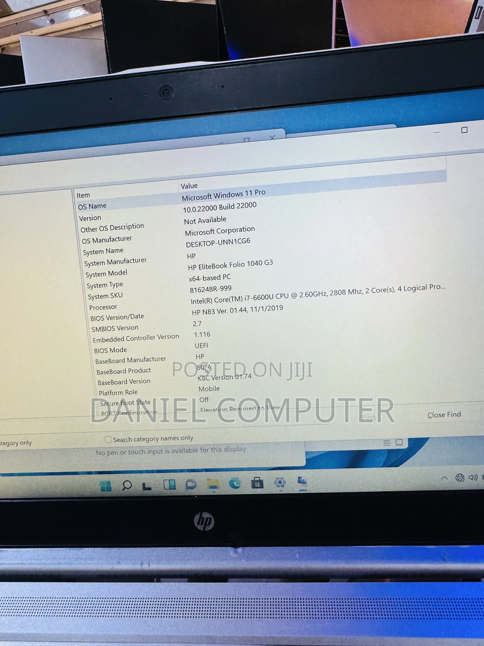 Laptop HP EliteBook 1040 G3 8GB Intel Core i7 SSD 256GB