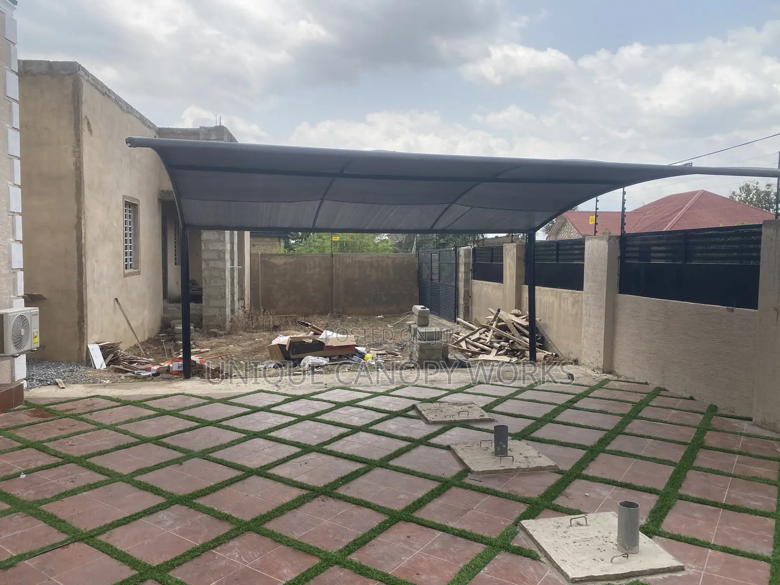 Car Park Canopy and Trailers