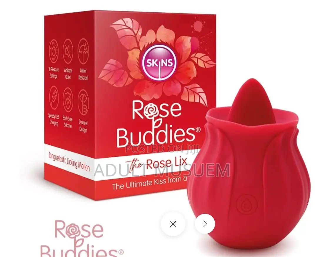 Tongue Licking Rose Vibrator Toy for Women (RS-100609)