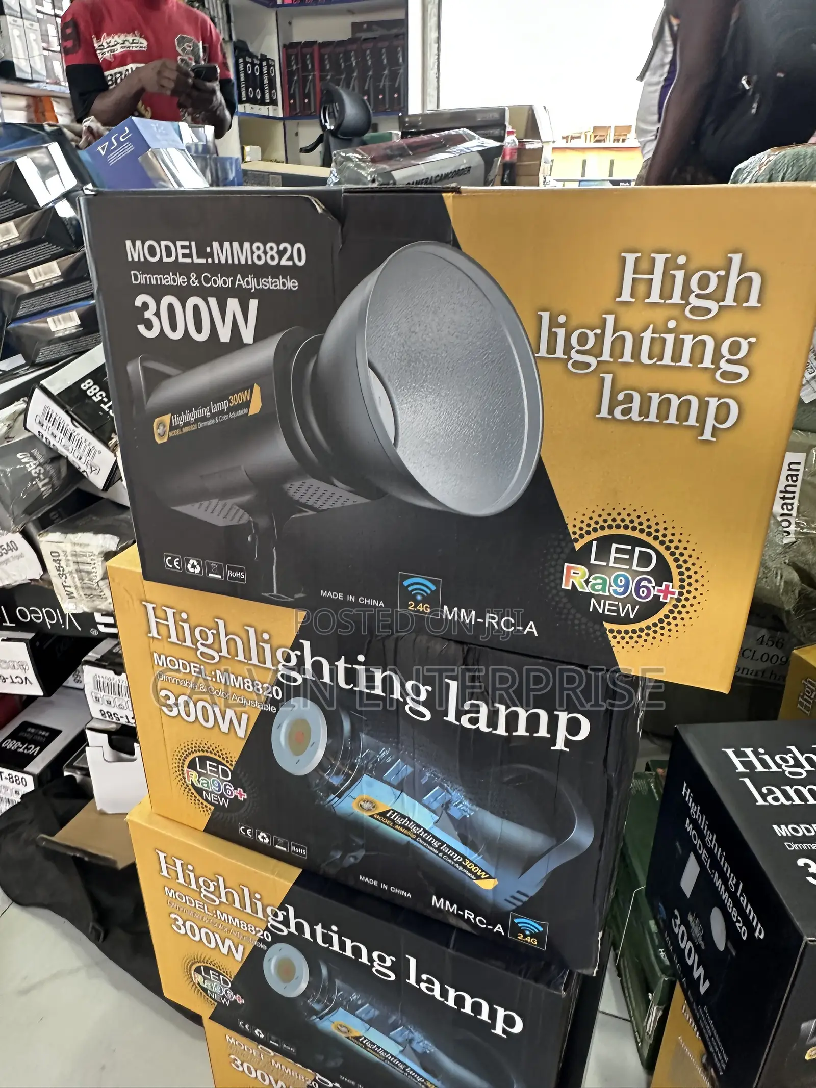 300w High Lighting Camera and Video Lamp