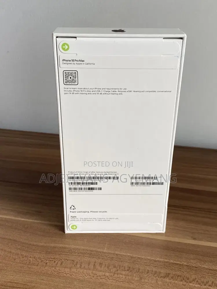 New Apple iPhone 18 Pro Max 512 GB