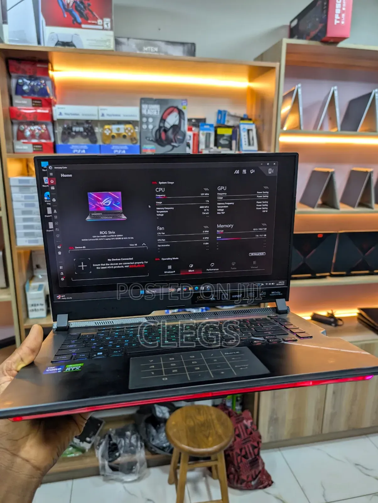 Laptop Asus ROG Strix SCAR 15 16GB Intel Core i9 SSD 1T