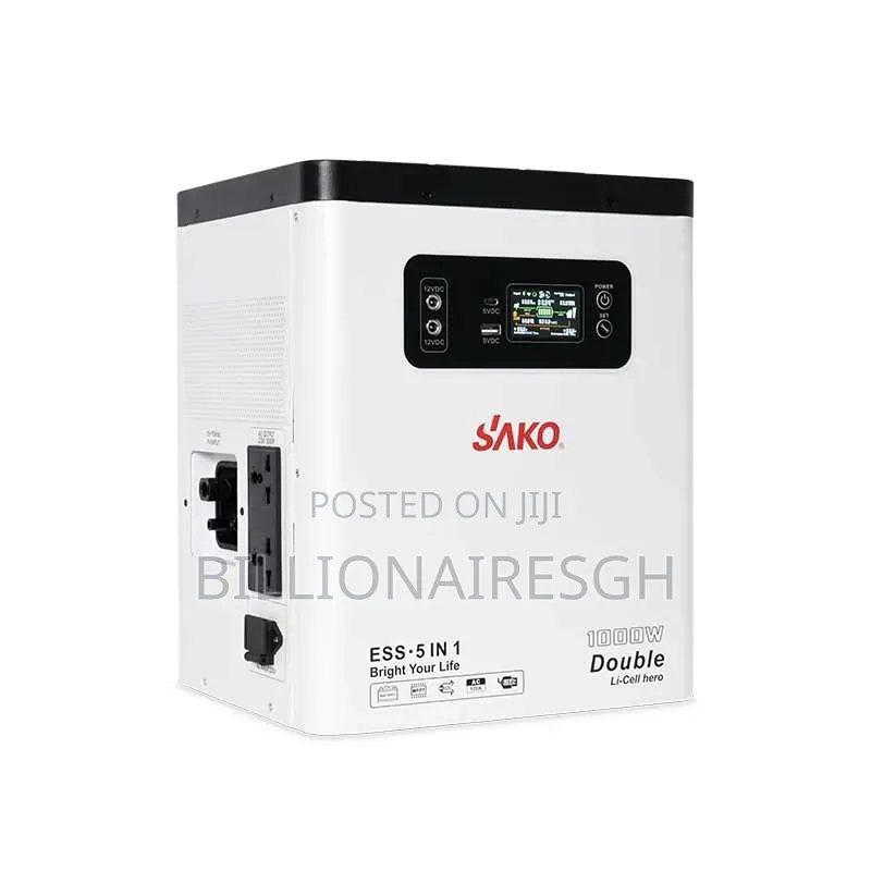 Alpha- 1000w/2000wh Portable Solar Generator / Power Station