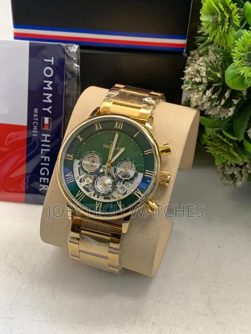 Tommy Hilfiger Silver Skeleton Luxury Watch