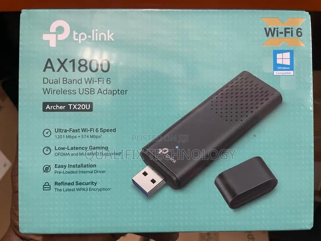 TP-Link X1800 Dual Band Wi-Fi 6 Wireless USB Adapter