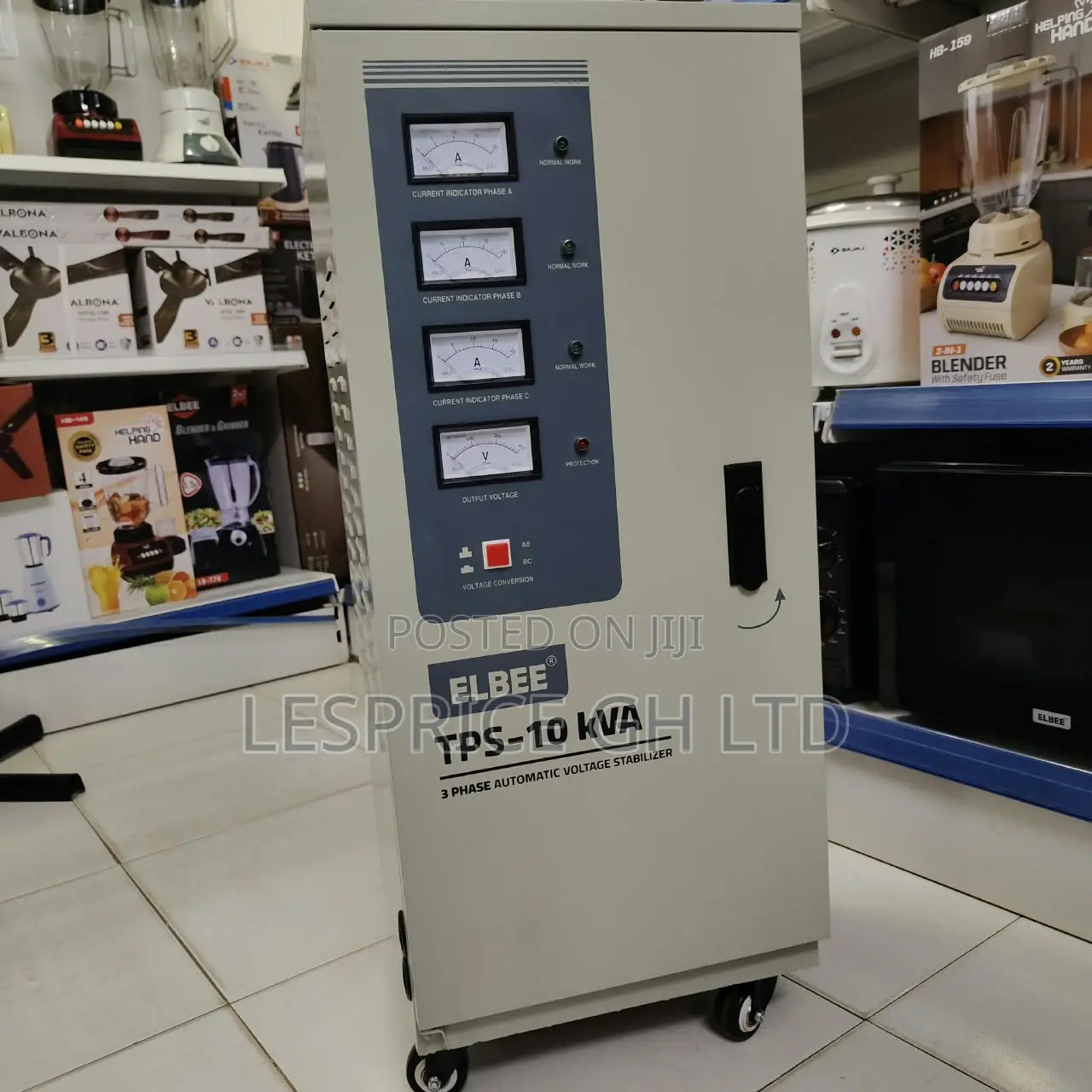 Classy High Grade 10kVA Industrial Protection AVS From Elbee