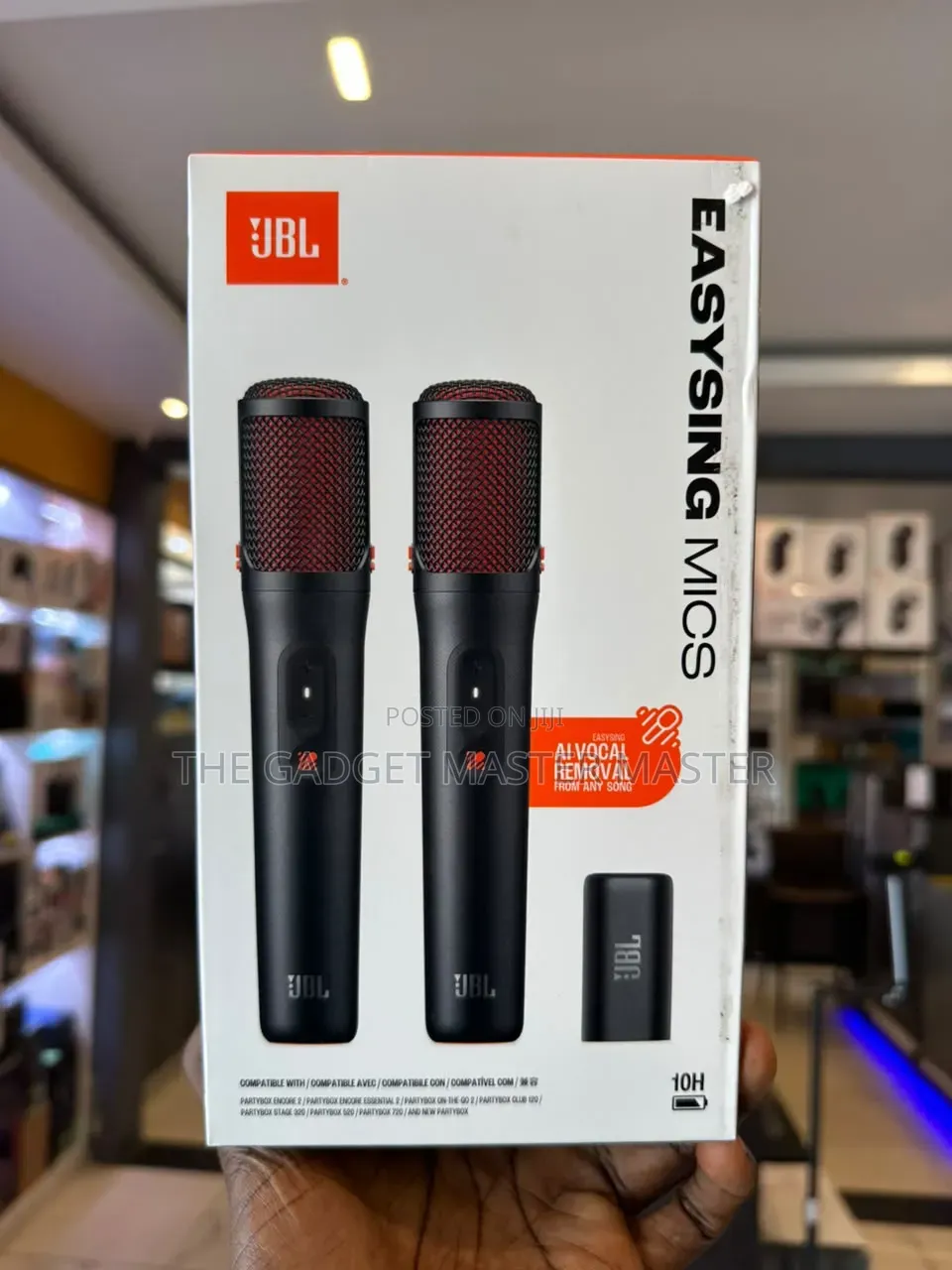 JBL Easysing Wireless Partybox Speakers Microphone