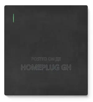 Light Switch 1 Gang – Black (F1-B-01)
