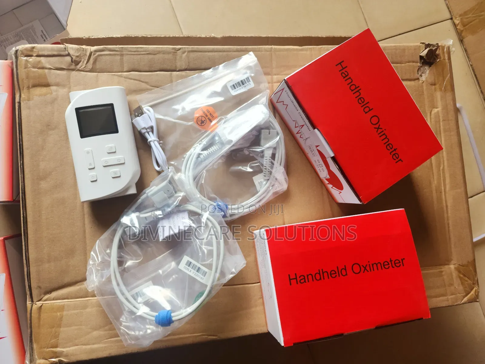 Pulse Oximeter Handheld With 2 Probes
