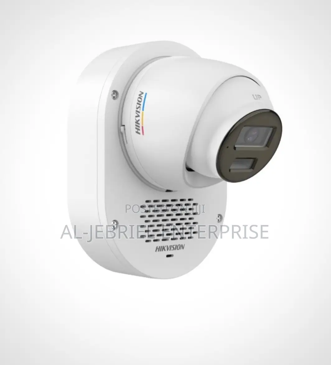 Hikvision 2MP Turret Camera With Two-Way Talk & Siren Alarm
