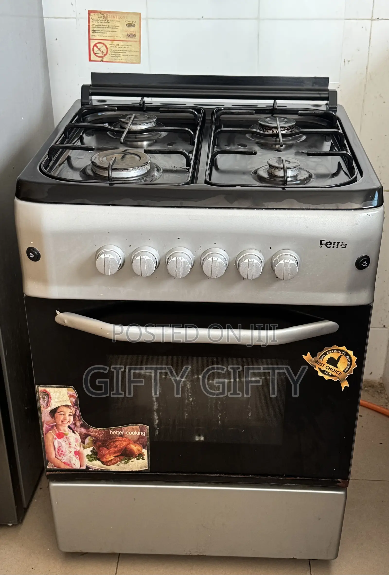 Gas Cooker 60*60 Volcano Ferre