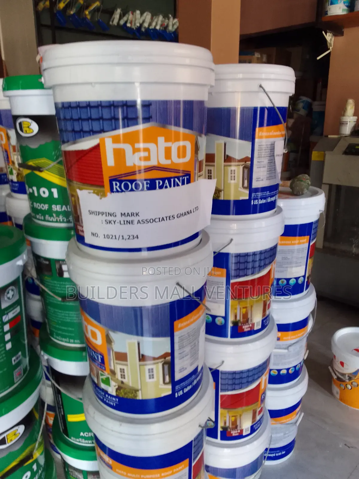 20l Hato Acrylic Paint (Roof and Floor Painting)