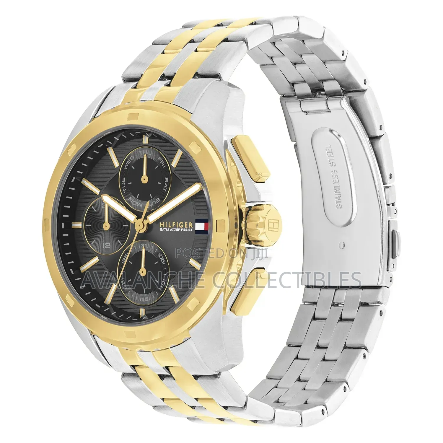 Tommy Hilfiger Walker Chronograph Double Tone Gent's Watch 44mm Case