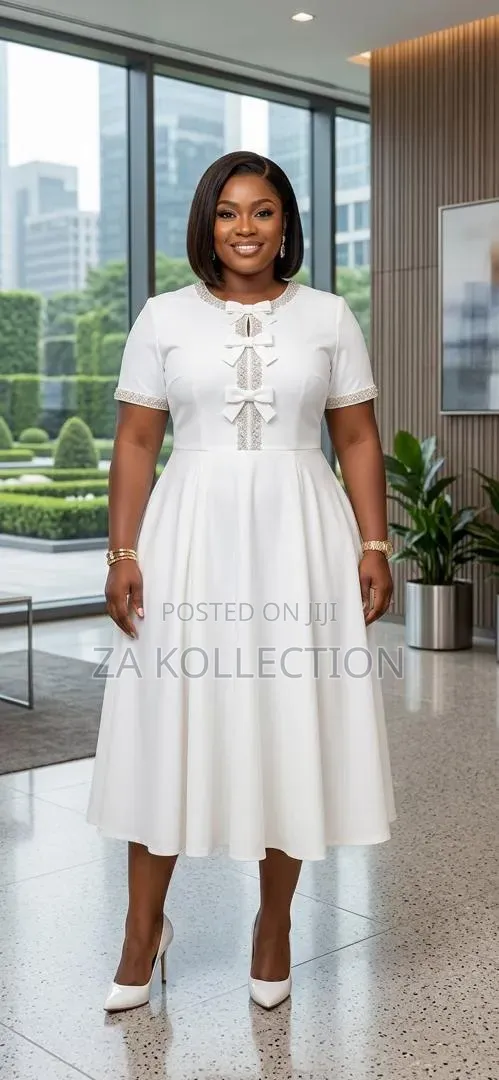 Ladies White Dress