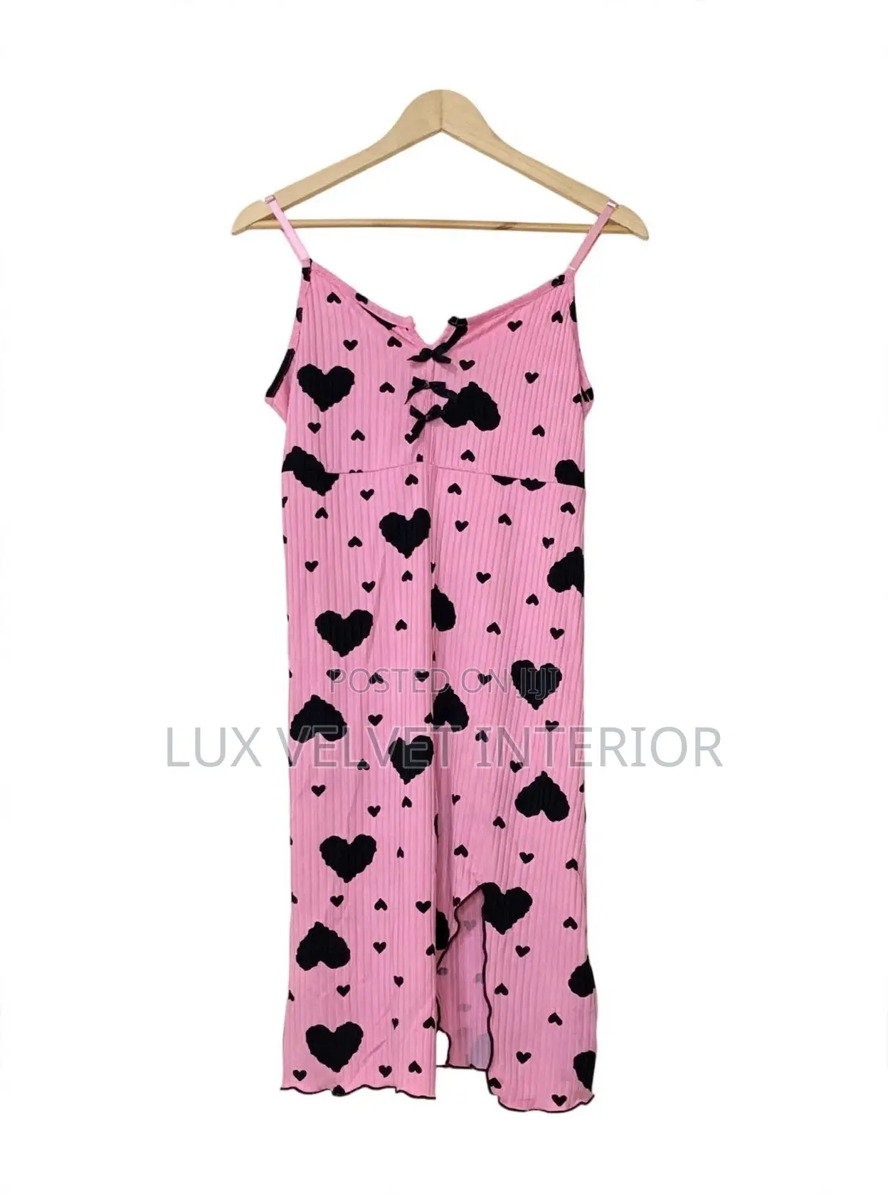 Ladies Nightwear - Pink Heart & White Butterfly - 2 Colors