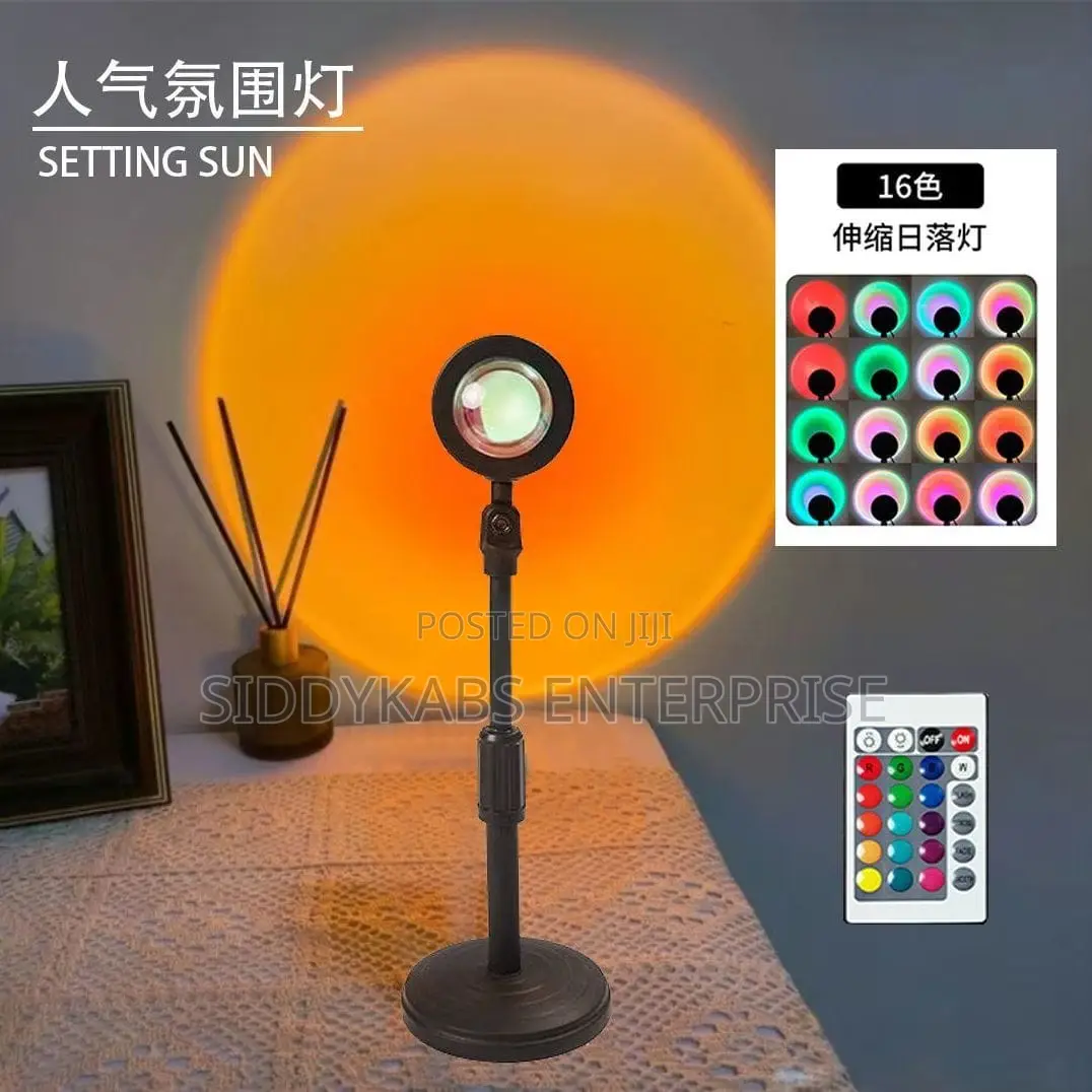 16 Colours Sunset Lamp With a Remote Control