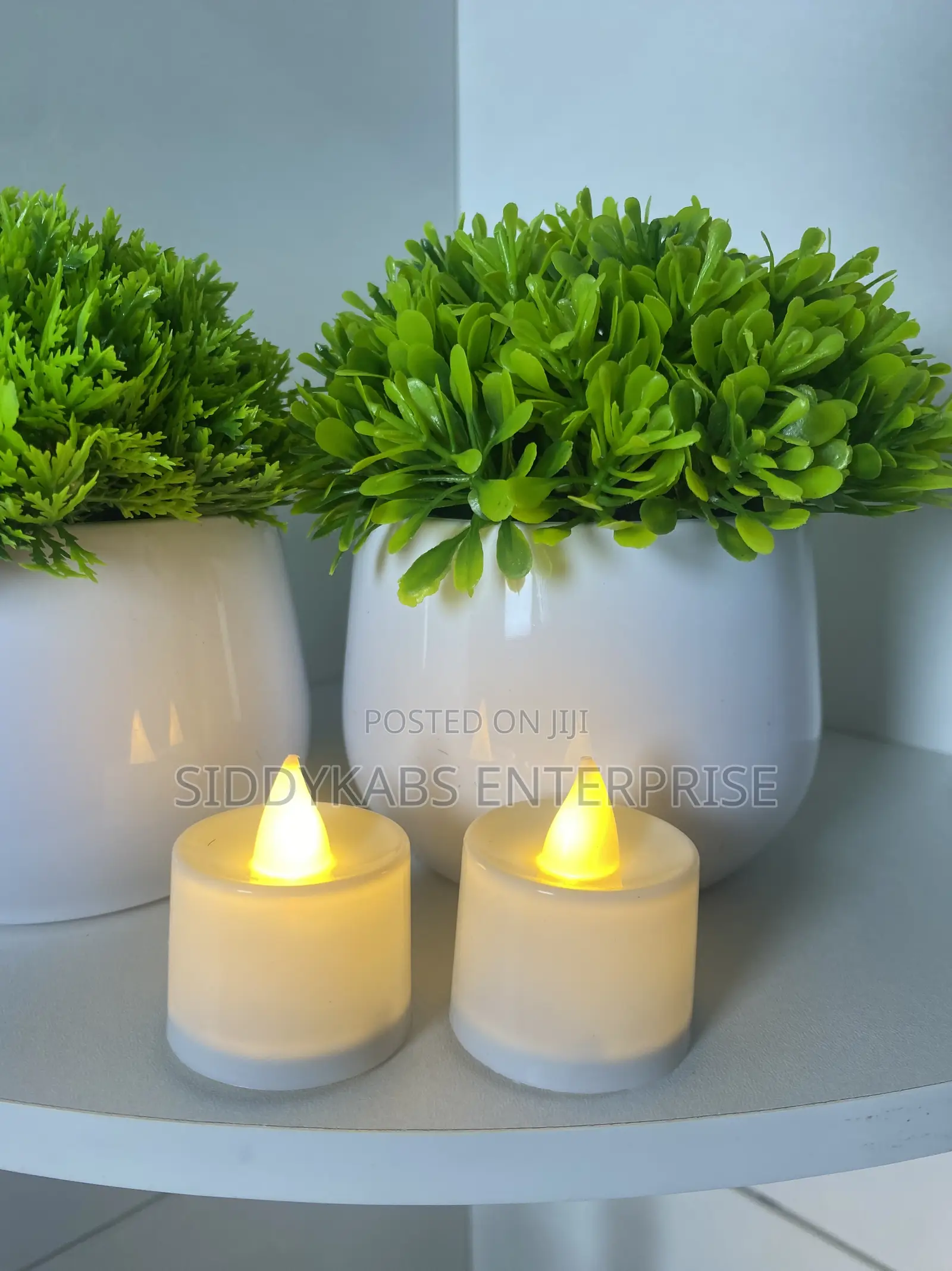 2 Artificial Flowers for Decor