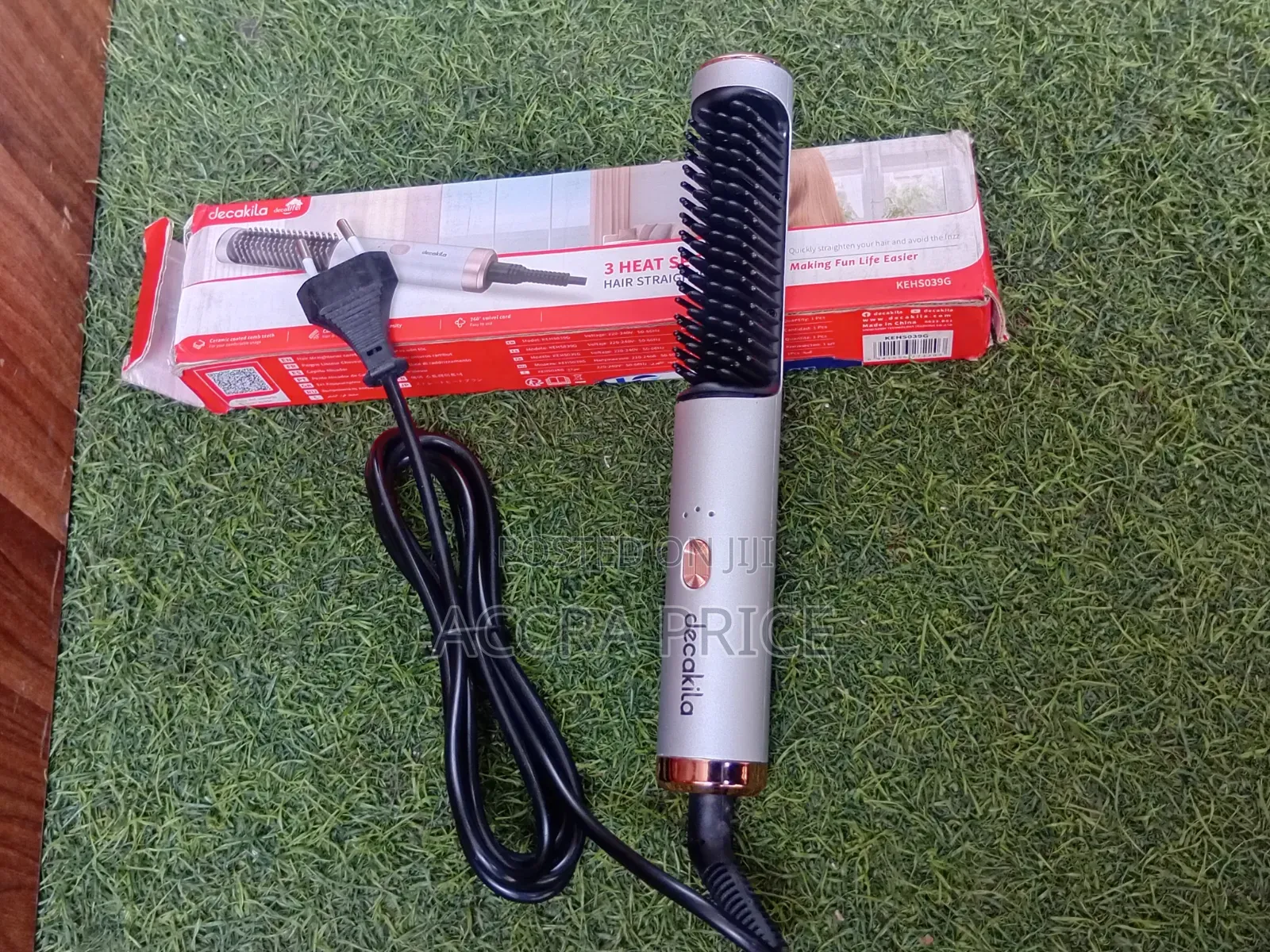 Decakila Hair Straightener – Hair Straightener Comb 3 Settings