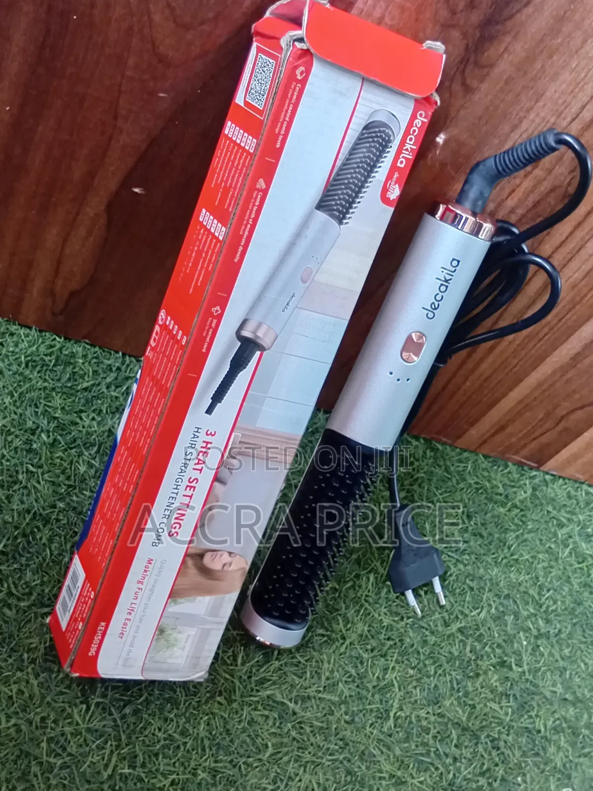 Hair Straightener 3 Heat – Hair Straightener Comb Decakila