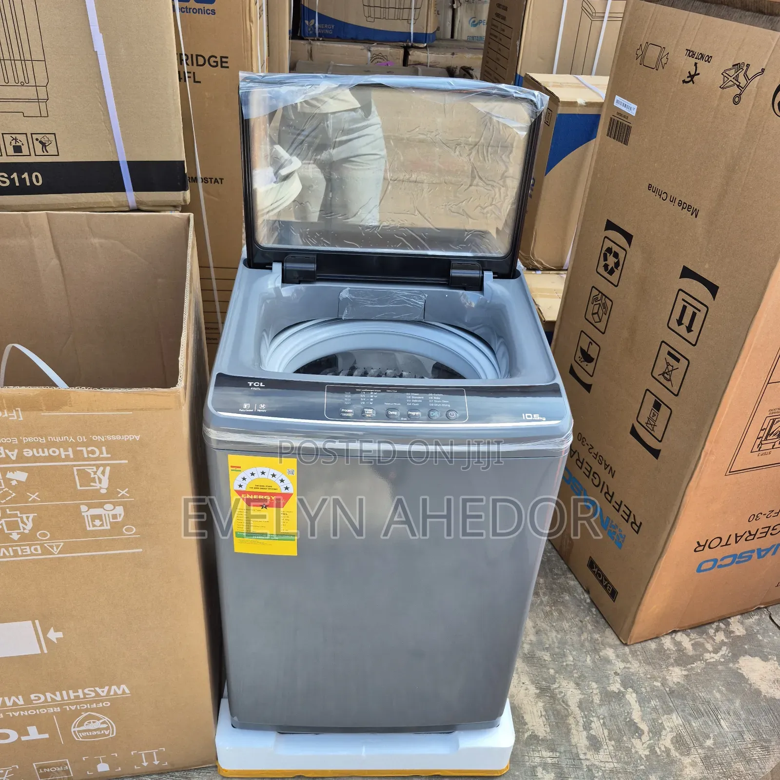 Brand New TCL Front Load Washing Machine 10.5 Kg Full Automat
