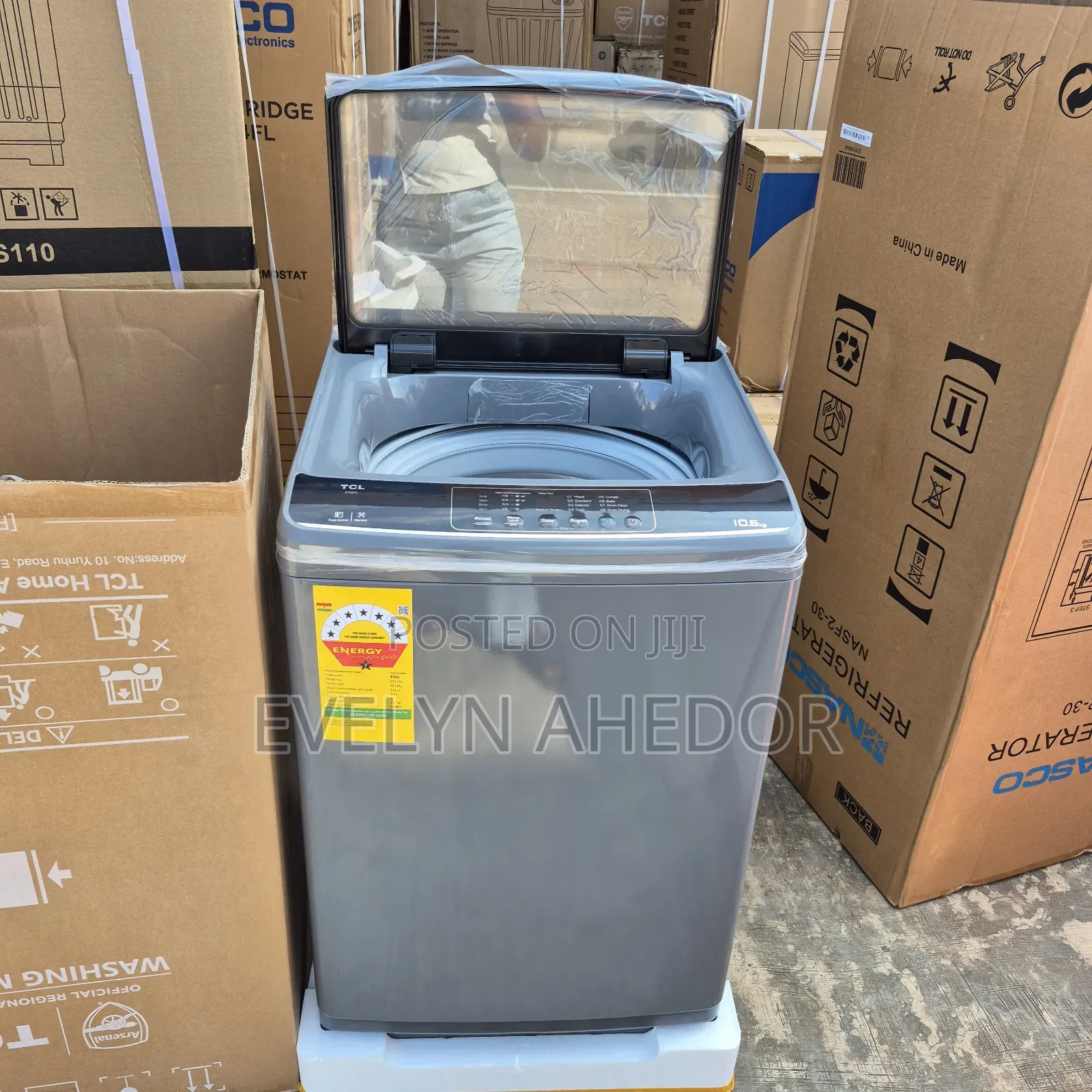 Brand New TCL Front Load Washing Machine 10.5 Kg Full Automat