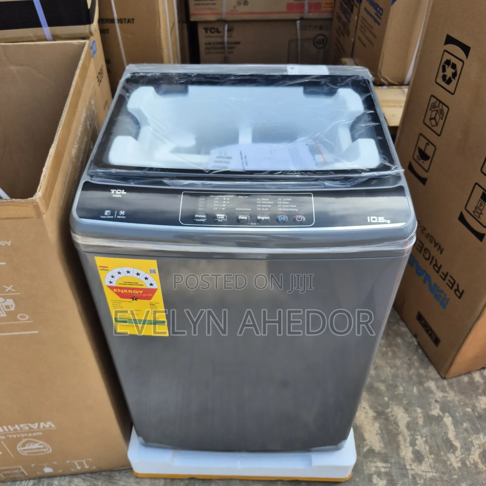Brand New TCL Front Load Washing Machine 10.5 Kg Full Automat