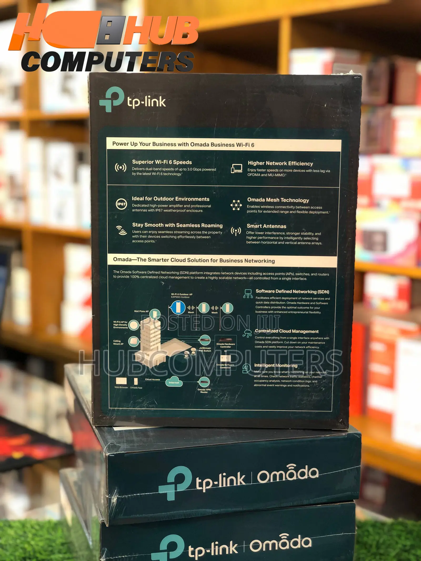 TP-Link Omada EAP650 AX3000 Indoor/ Outdoor Wi-Fi 6 Access Point