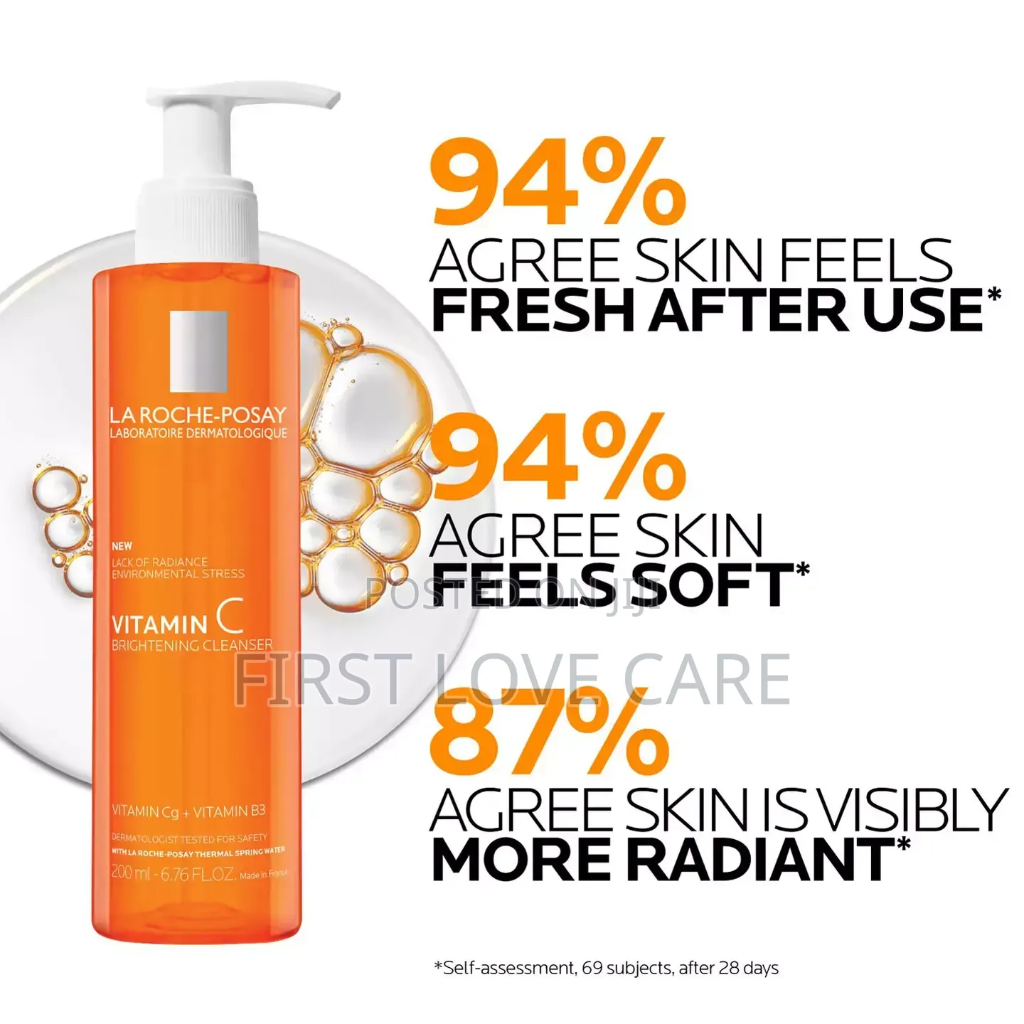 La Roche Posay Vitamin C Brightening Facial Cleanser 200ml