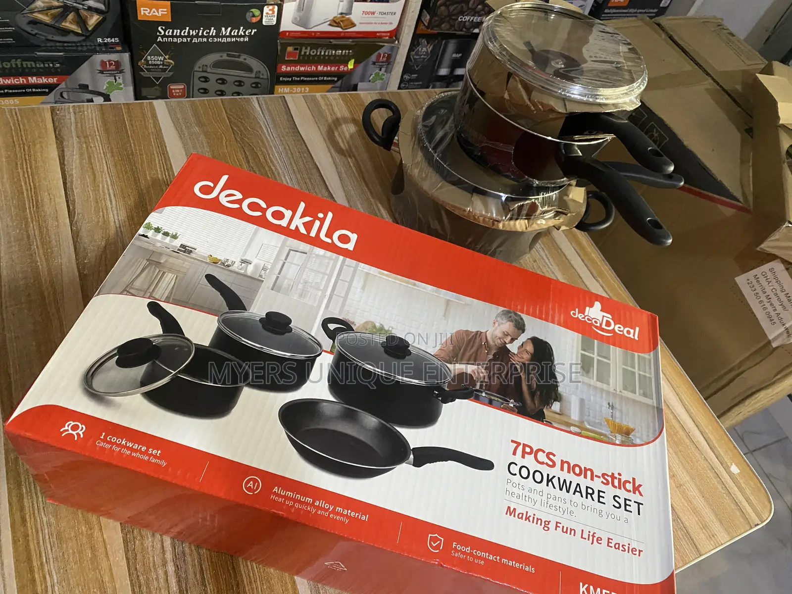 Aluminum Alloy 7pcs Cookware Set