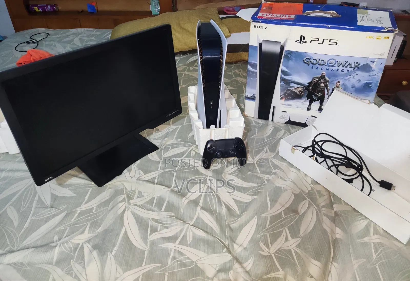 Slightly Used PS5 and Gaming Monitor
