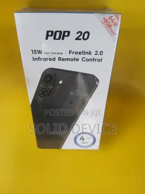 New Tecno Pop 20 64 GB Black
