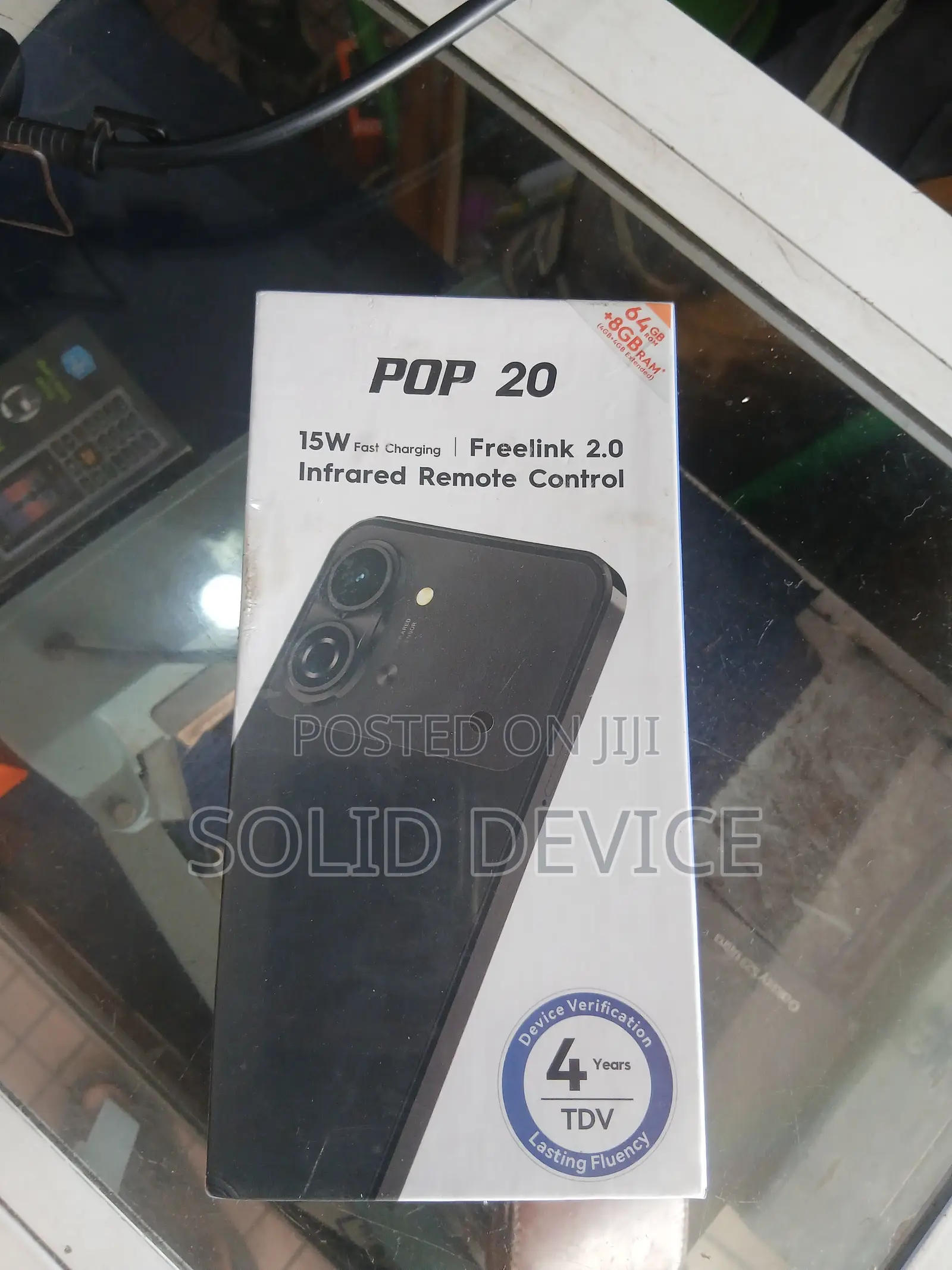 New Tecno Pop 20 64 GB Black