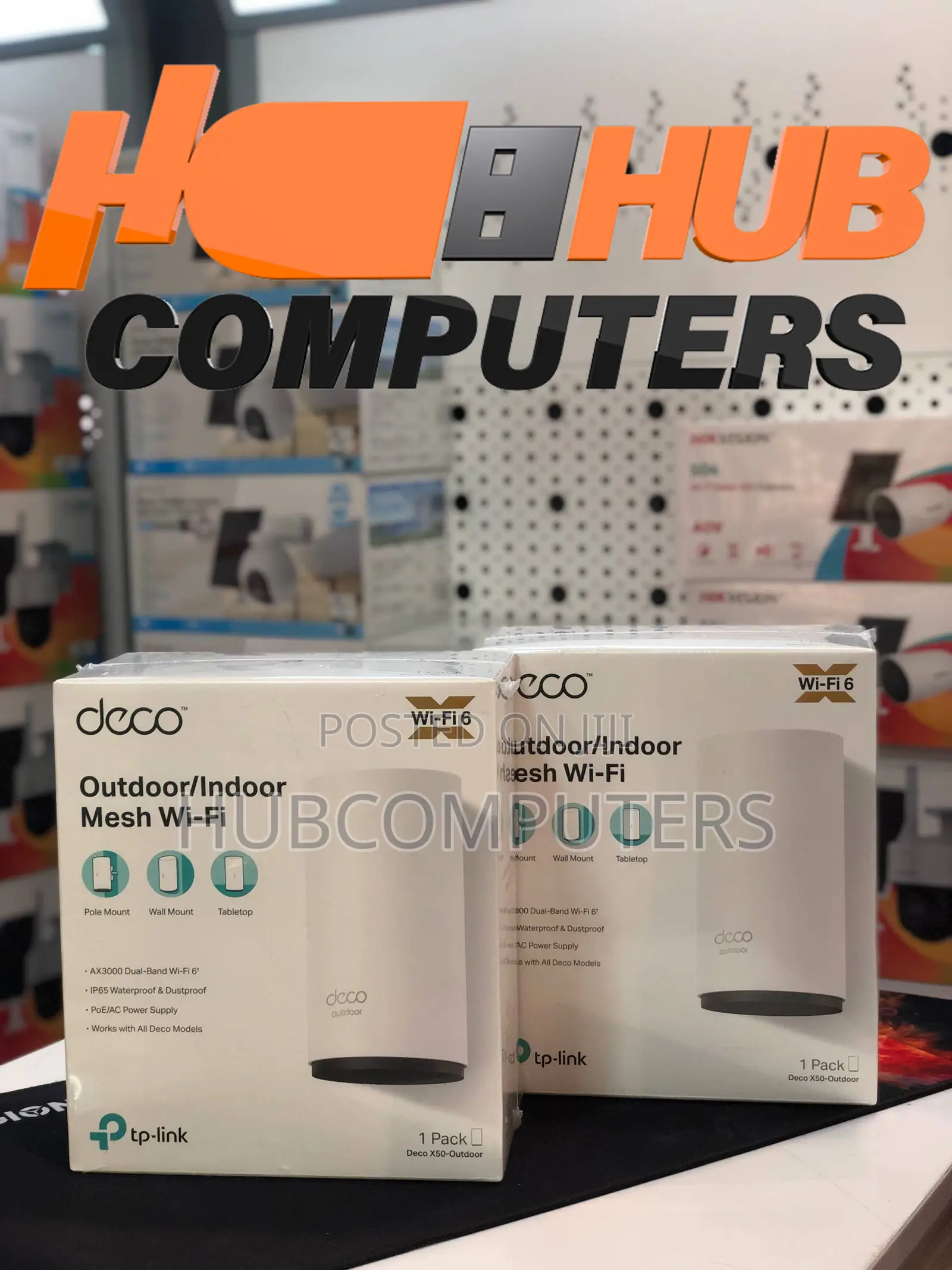 TP-Link Deco X50 AX3000 Outdoor/Indoor Mesh WiFi 6 Unit