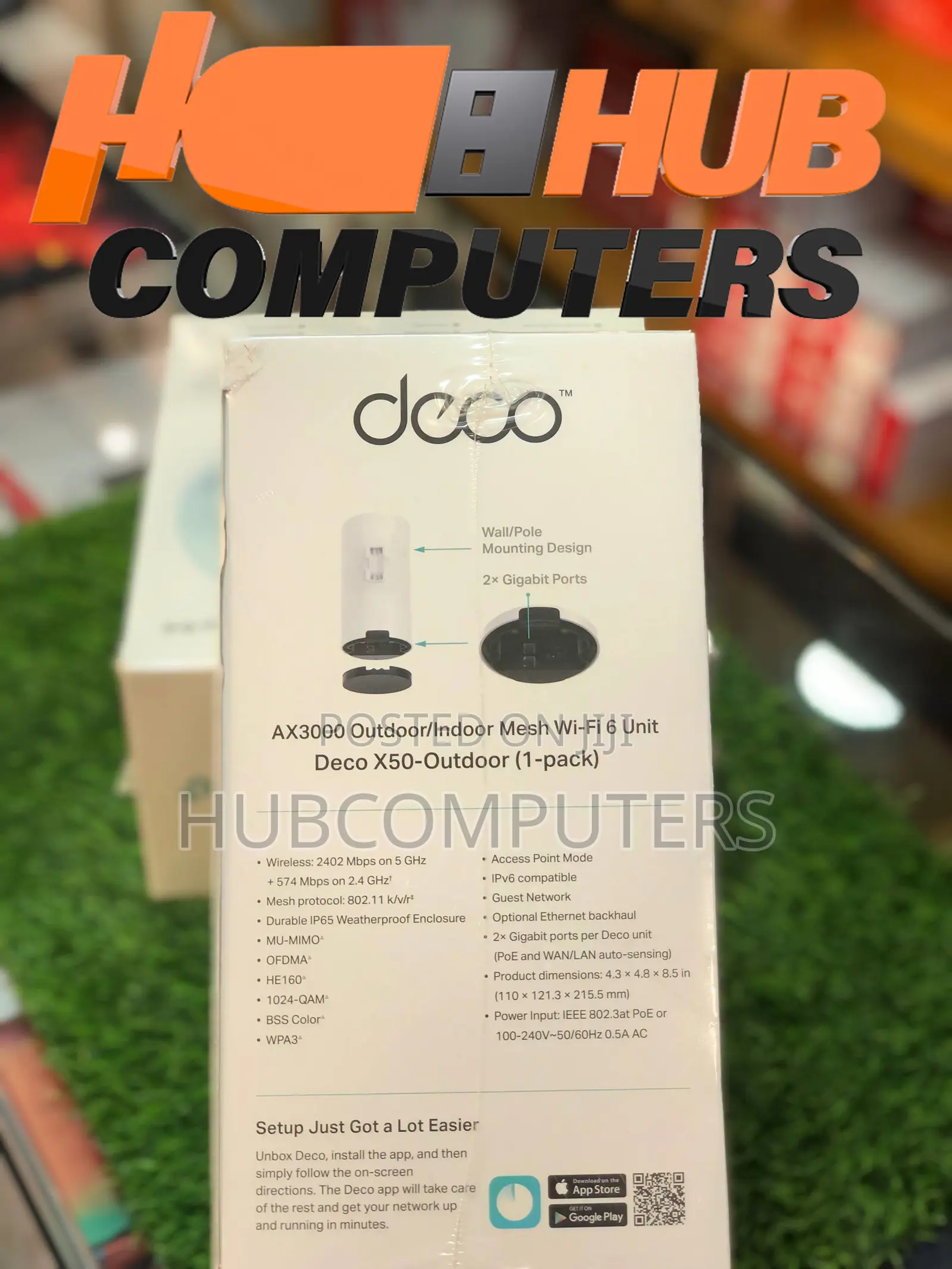 TP-Link Deco X50 AX3000 Outdoor/Indoor Mesh WiFi 6 Unit