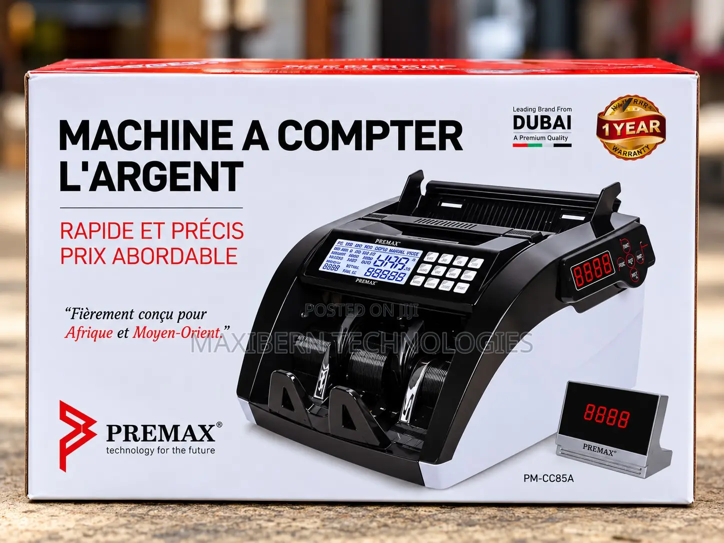 PREMAX PM-CC85A Money Counting Machine – Fast & Accurate Cash Counter