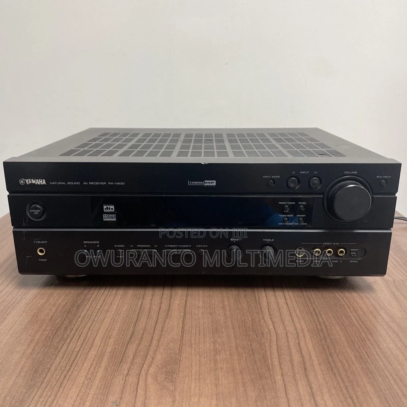 Yamaha RX-V630 6.1 Channel AV Receiver - With Phono Turntable Inputs