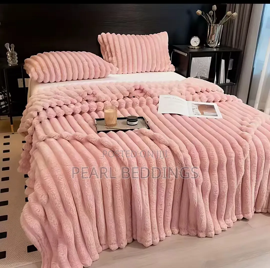 Quality Cozy Plush 1 Blanket With 2 Cozy Pillowcases Available
