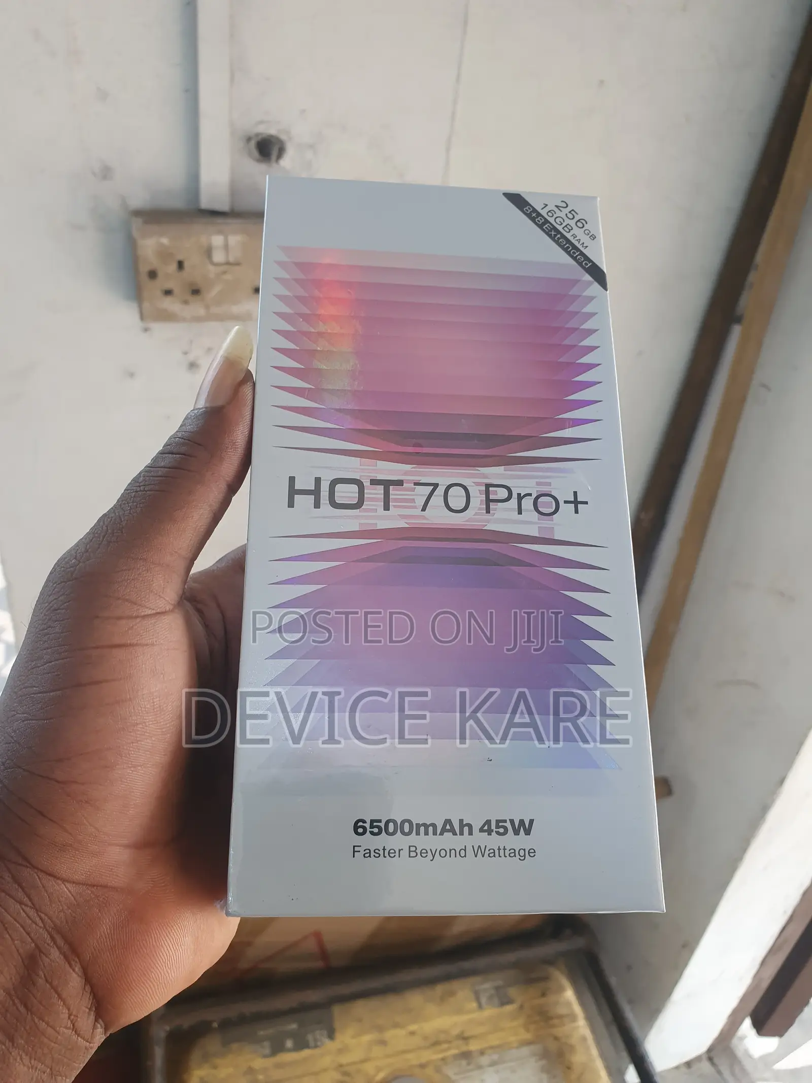 New Infinix Hot 70 256 GB Black