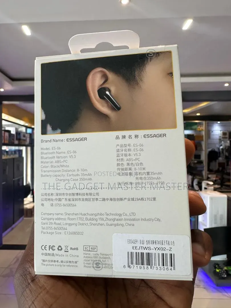 Essager ES-06 TWS Stereo Bluetooth Earbuds