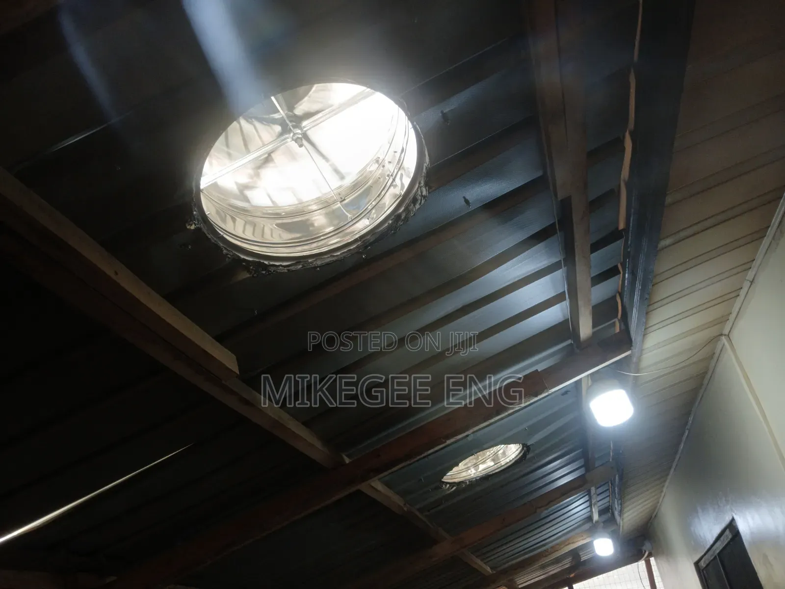 Roof Top Heat Extractor Installation